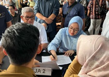 Siska Karina Imran menjalani pemeriksaan kesehatan