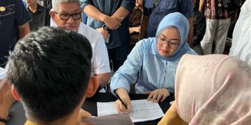 Siska Karina Imran menjalani pemeriksaan kesehatan