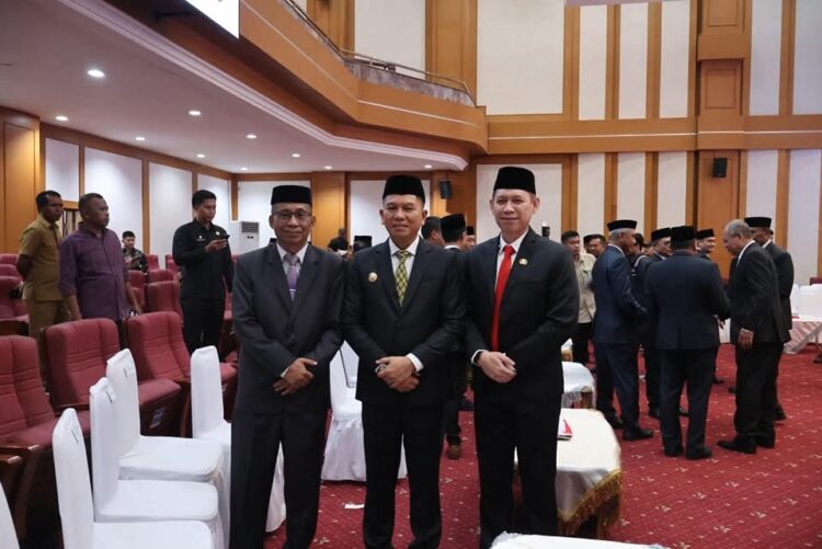 Bupati Konsel, Irham Kalenggo manghadiri Sertijab Gubernur Sultra