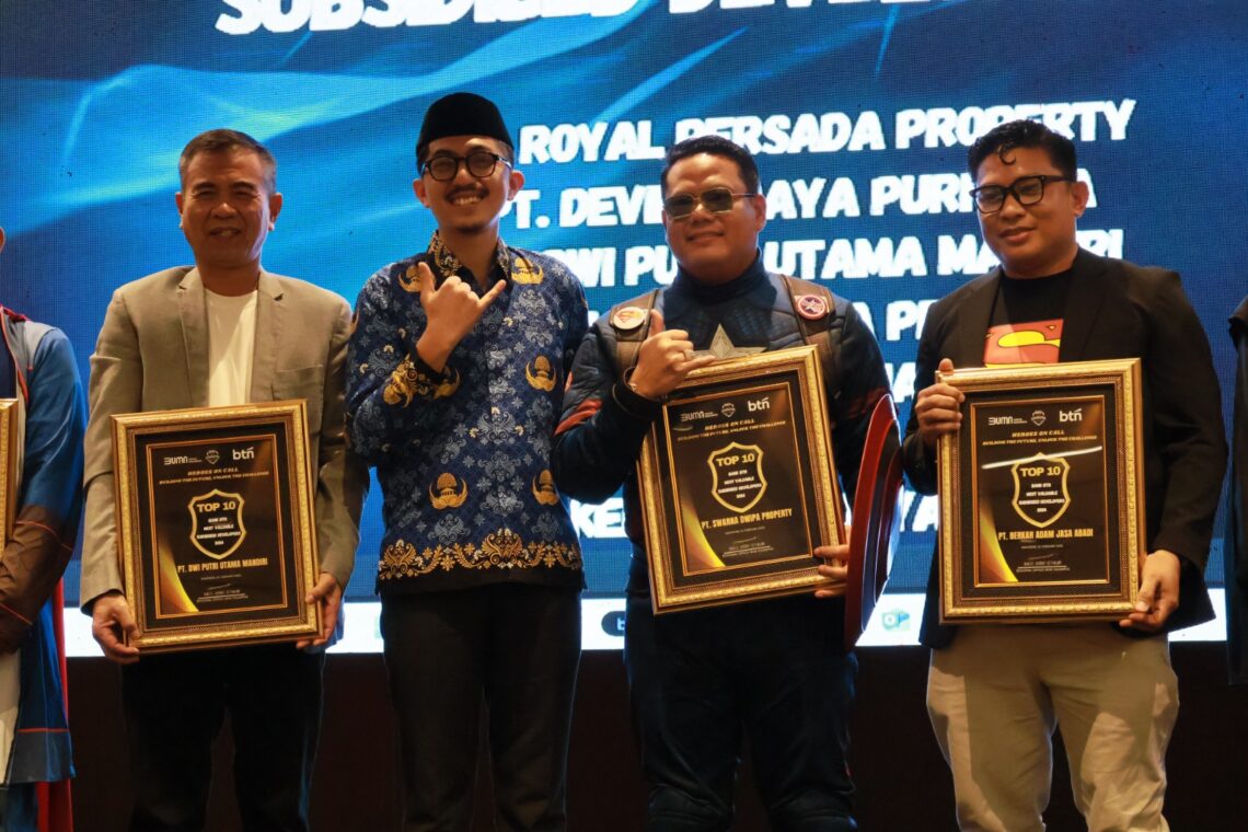PT SDP Sukses Boyong 6 Penghargaan di Acara Gathering & Awarding Bank BTN 10 Penerimaan penghargaan dimana PT SDP boyong 6 penghargaan