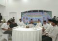 Rombongan tim Safari Ramadhan Provinsi Sultra berbuka puasa bersama Pemda Kolaka