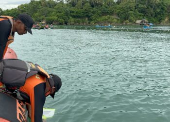 Tim SAR melakukan pencarian warga Bau-bau yang hilang saat memancing