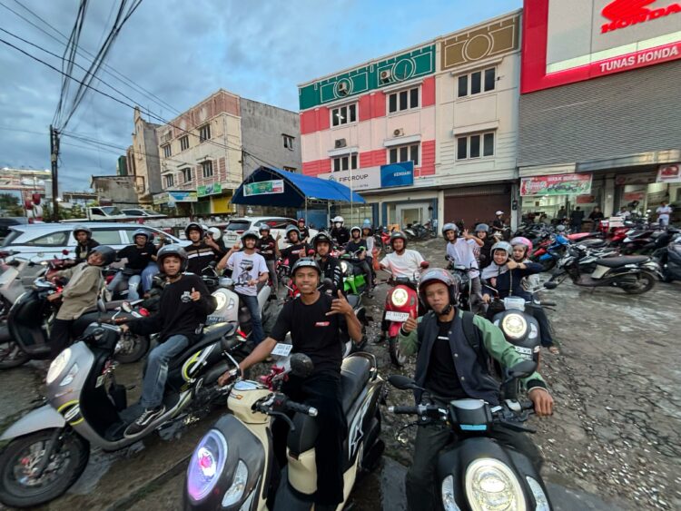 Asmo Sulsel Gelar Ramadhan Bikers Honda di Kendari, Diikuti 100 Peserta