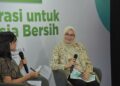 Wali Kota Kendari, Siska Karina Imran saat jadi pembicara pada kegiatan HPSN 2025 di Jakarta Selatan