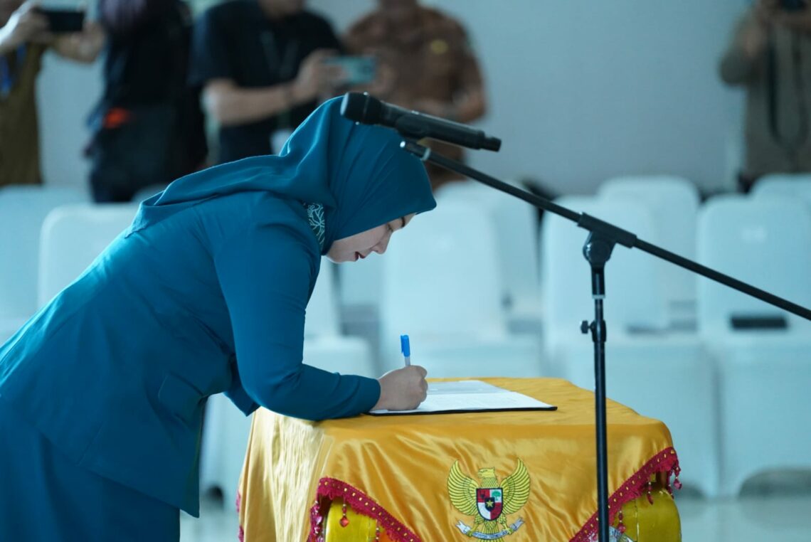 Pengukuhan Nurlita Jaya sebagai Ketua TP PKK Konsel