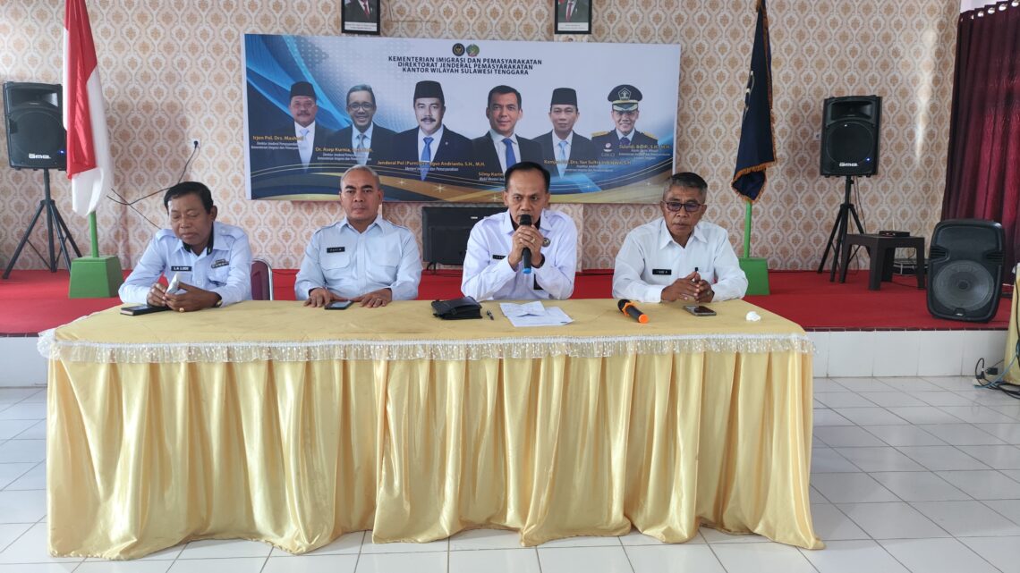 Kanwil Ditjen PAS Sultra terkait usulan Remisi Khusus Idul Fitri narapidana dan anak binaan