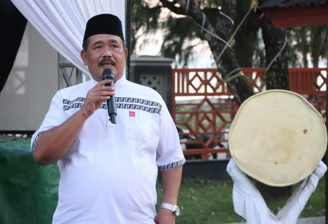 Kadis Kominfo Kolaka, I Nyoman Suastika memberikan sambutan mewakili Pemda Kolaka