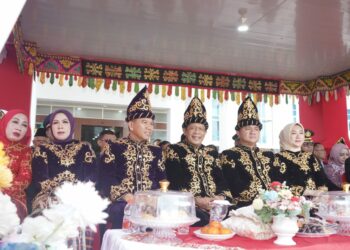 Peringatan HUT Konsel ke 22 dihadiri Pemprov Sultra dalam hal ini diwakili Wagub Sultra, Ir Hugua