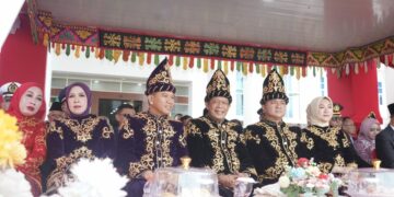 Peringatan HUT Konsel ke 22 dihadiri Pemprov Sultra dalam hal ini diwakili Wagub Sultra, Ir Hugua
