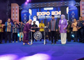 Wali Kota Kendari, Siska Karina Imran resmi membuka Expo IKM