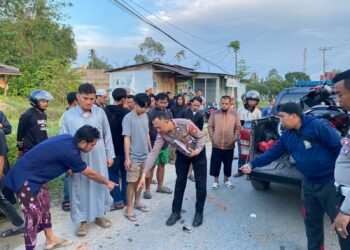 TKP Laka Lantas di Lasitarda, Kambu Kota Kendari