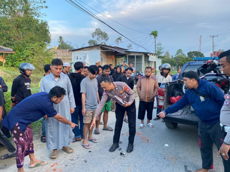 TKP Laka Lantas di Lasitarda, Kambu Kota Kendari