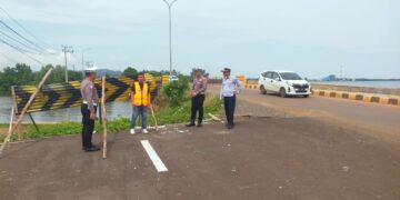 Satlantas Polres Kolaka bersama instansi terkait melakukan survey lokasi rawan Lakalantas di By Pass