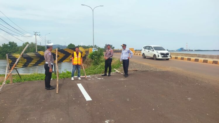 Satlantas Polres Kolaka bersama instansi terkait melakukan survey lokasi rawan Lakalantas di By Pass