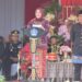 Wali Kota Kendari, Siska Karina Imran saat memimpin upacara peringatan HUT Kendari ke 194