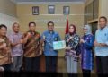 Wali Kota Kendari, Siska Karina Imran saat berkunjung ke Kantor BPPW Sultra terkait sinkronisasi program Pemkot