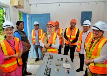Pemkot Kendari bersama Pemerintah La Rochelle, Prancis mengunjungi instalasi air bersih PDAM di Punggolaka