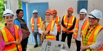Pemkot Kendari bersama Pemerintah La Rochelle, Prancis mengunjungi instalasi air bersih PDAM di Punggolaka