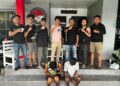 Pelaku saat diamankan Polres Kolaka
