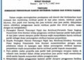 Surat Edaran Pemkot Kendari terkait retribusi parkir