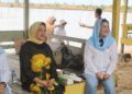 Ketum PP PIRA, dr Sumarjati Arjoso SKM bersama Ketua Dewan Penasehat PD PIRA Sultra, Dessy Indah Rachmat diacara silaturahmi Pantai Toronipa