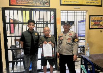 Pelaku penganiayaan saat ditahan Polres Kolaka