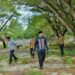 Wakil Wali Kota Kendari, Sudirman saat berkunjung di wisata Pantai Nambo