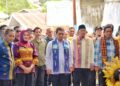 Wamendes PDTT RI, Ir. Ahmad Riza Patria saat Kunker disambut Wali Kota Kendari dan Wakil, serta Wagub Sultra di Kelurahan Kadia