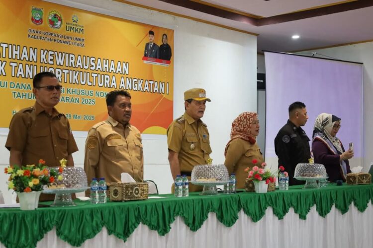 Wabup Abuhaera membuka kegiatan pelatihan kewirausahaan kelompok tani Konut