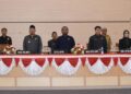 DPRD Kota Kendari menggelar Rapat Paripurna agenda penyampaian jawaban Wali Kota Kendari atas pandangan Fraksi DPRD terkait 4 Raperda