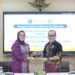 Wali Kota Kendari, dr. Hj. Siska Karina Imran, dan Wakil Rektor IPB, Prof. Iskandar Zulkarnaen Siregar usai menandatangani kesepakatan bersama