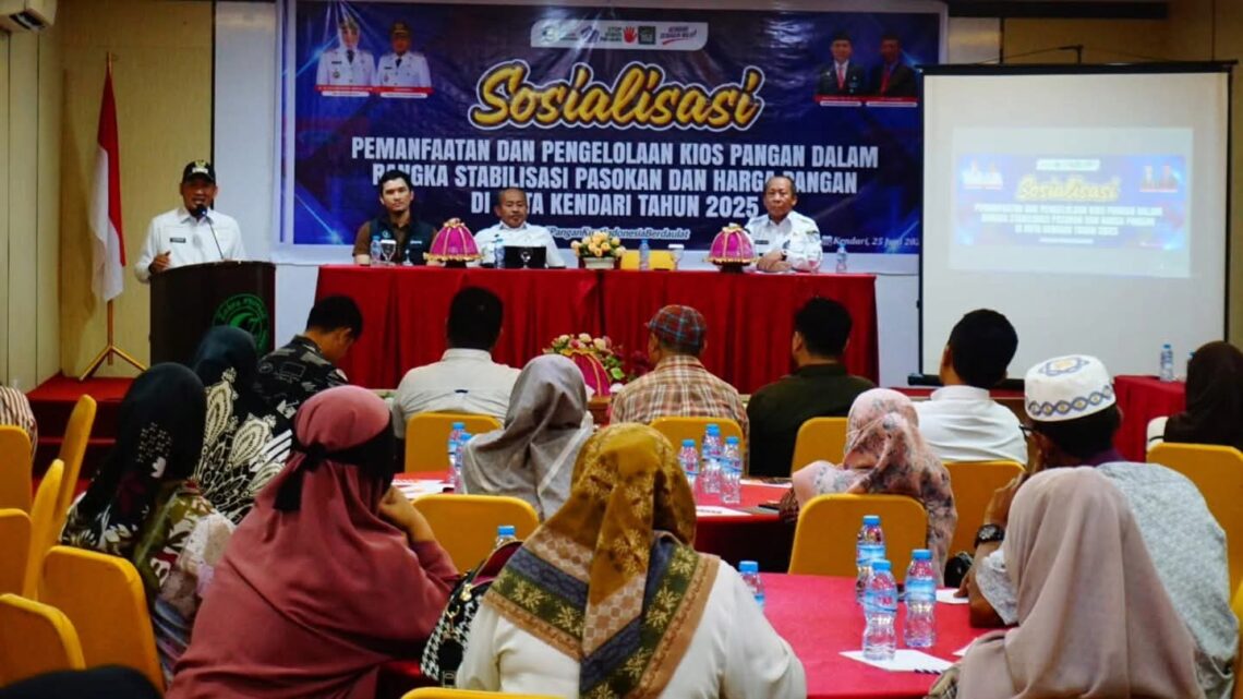 Kegiatan sosialisasi rencana pembentukan Kios Pangan di Hotel Zahra Kendari