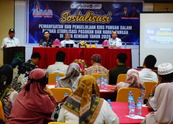Kegiatan sosialisasi rencana pembentukan Kios Pangan di Hotel Zahra Kendari