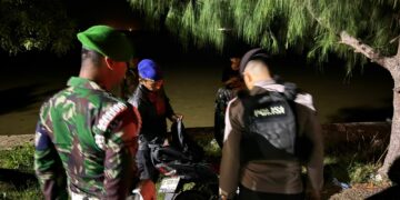 Petugas Gabungan saat melaksanakan KRYD di titik keramaian