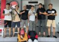 Polres Kolaka saat amankan Pasutri di Lamokato diduga jadi pengedar shabu