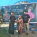 Kapolsek Pamalaa, Iptu Maharani, SH, menyerahkan secara simbolis daging qurban