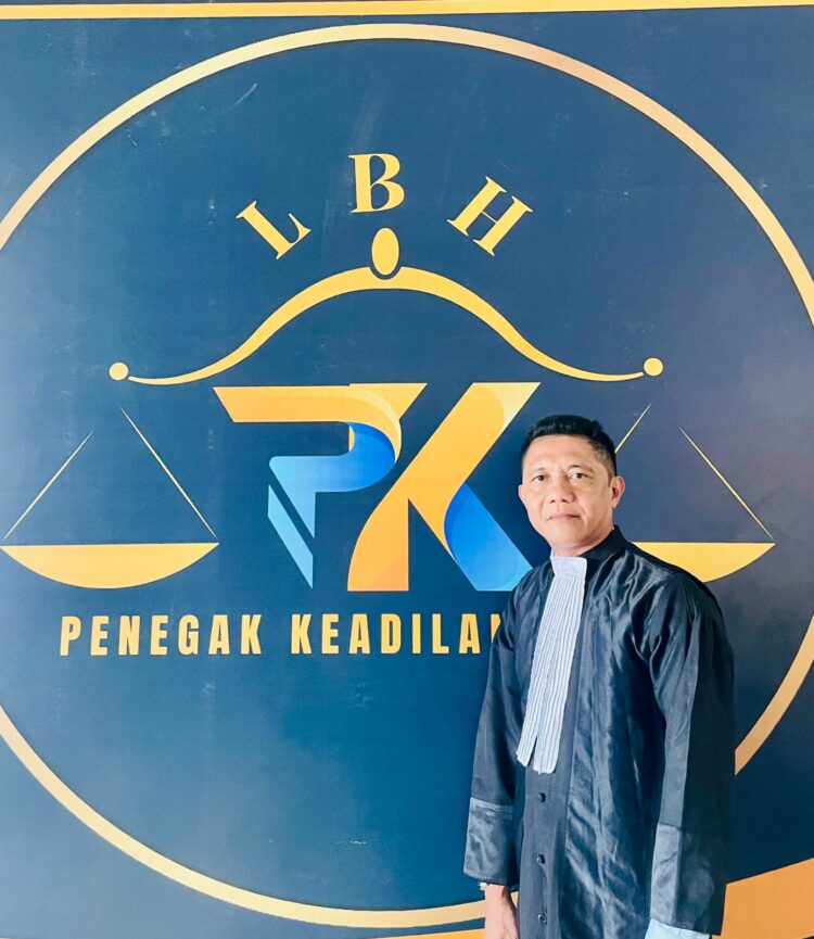 Ketua LBH Penegak Keadilan Sultra, Ahmad Fajar Adi, SH.,MH
