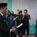 Bupati Konut, Ikbar saat mengukuhkan pengurus TP PKK