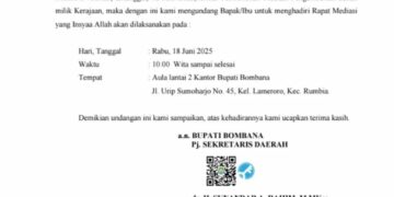 Surat mediasi Pemda Bombana menindaklanjuti surat Kerajaan Moronene