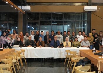 BI Sultra saat kegiatan BBM bersama puluhan wartawan