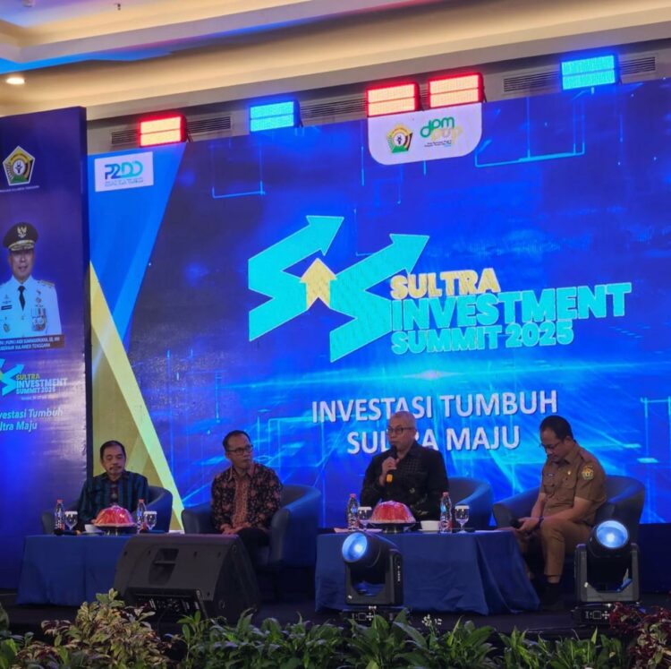 PT Ifishdeco saat berbagi pengalaman terkait pajak pada acara Sultra Investment Summit 2025