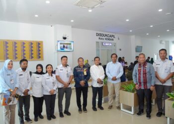 Koordinasi antara KPU Kendari dan Disdukcapil Kendari terkait program pemutakhiran data