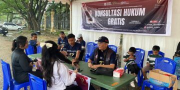 KAI Sultra menggelar konsultasi hukum gratis yang merupakan rangkaian HUT KAI