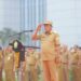 Wagub Sultra, Hugua saat memimpin apel gabungan