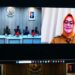 Wali Kota Kendari, Siska Karina Imran secara daring meresmikan Koperasi Kelurahan Merah Putih (KKMP)