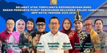 Susunan kepengurusan baru BPP KKTS periode 2025-2030
