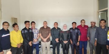 Pimpinan dan anggota DPRD Konsel saat Kunker di site PT Ifishdeco Tbk di Tinanggea