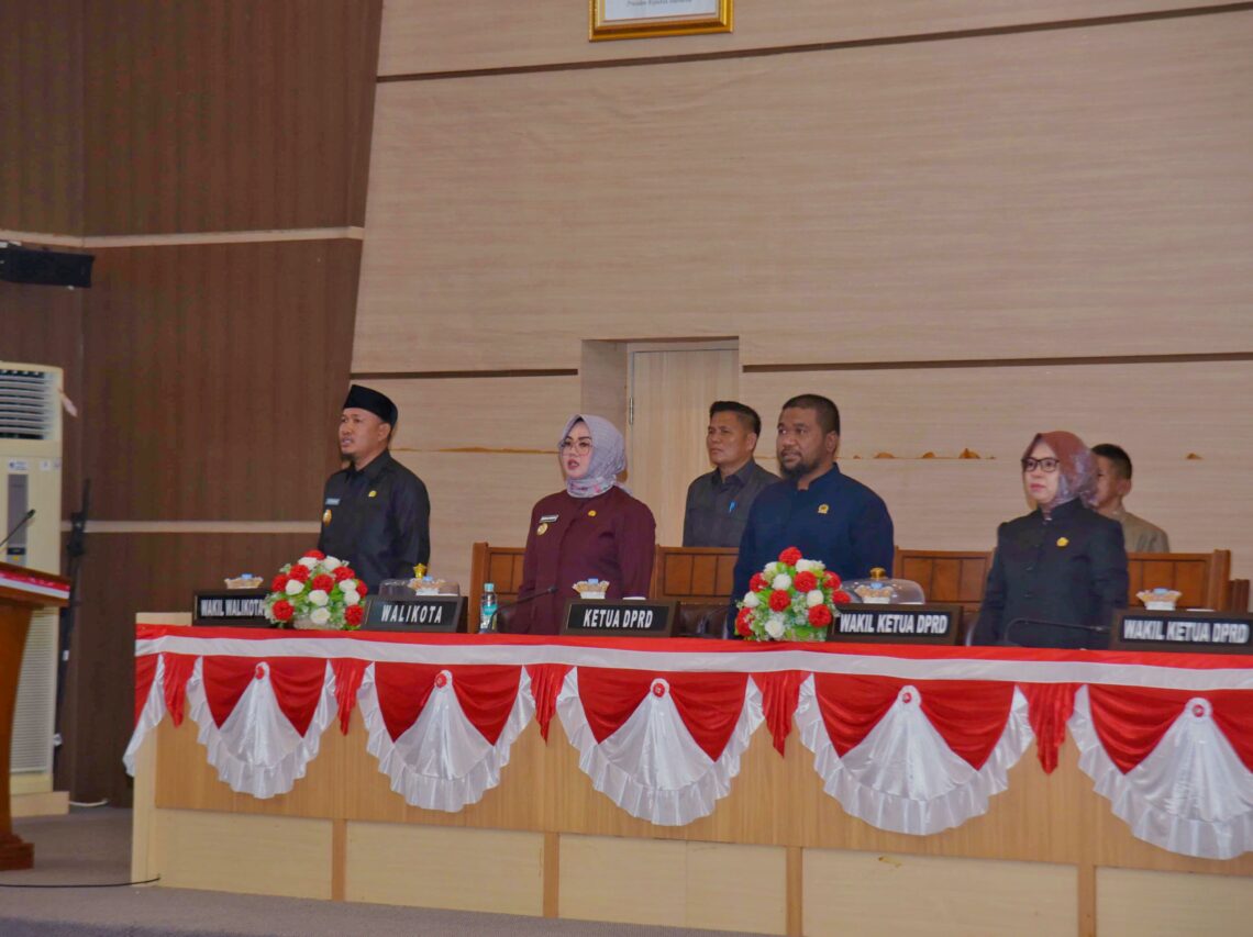 Rapat paripurna DPRD Kota Kendari