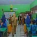 Keceriaan Wali Kota Kendari, Siska Karina Imran bersama siswa/siswi di salah satu sekolah di Kendari
