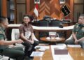 Bupati Konut saat audiensi dengan Kasad TNI AD